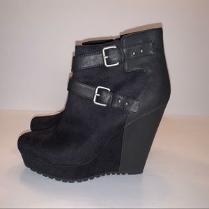 Mossimo Platform Wedge Booties, Size 10, Never Worn
